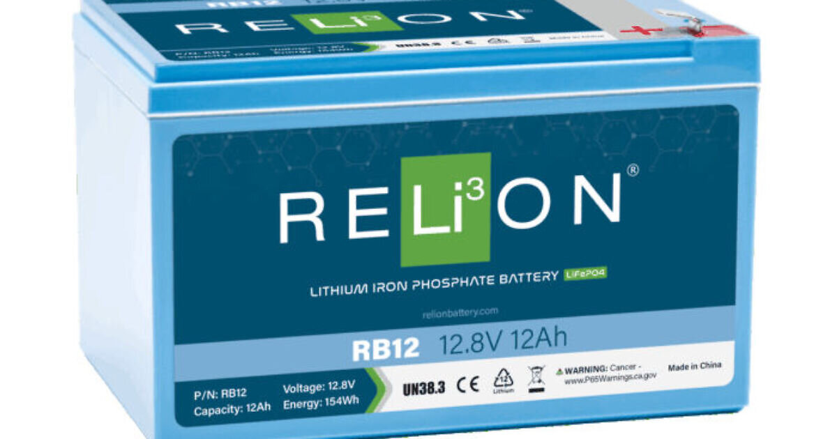 Batterie Lithium 12 V - 100 Ah - RELiON